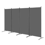 Room Divider, 4 Panel Room Divider, 136" W Folding Privacy Screen and Portable Partition Divider for Room Separation