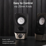 BXNSDFS Computer Speakers with V5.3 AUX Input 2W+ Output Power Strong Bass USB-A for PC Tablet Laptop