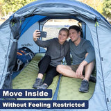 CampExo Camping Tent, Pop Up Instant Tent for 2-3 Person, Sets Up in Just Seconds, Waterproof Durable Tent with Carry Bag for Camping Hiking Outdoor (Navy Blue)