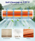 17000 BTU Mini Split AC/Heating System - Pre-charged Split Air Conditioner with Heat Pump, 17 SEER2, 230V Energy Efficient