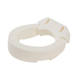 VMS Deluxe Bolt-On Hinged Raised Toilet Seat - Available in Elongated & Standard Styles, 300 lbs Weight Capacity (Standard)