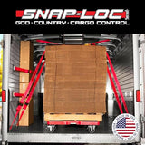 SNAP-LOC, All Terrain 4 Wheel Push Cart Dolly, Heavy Duty Dolly Cart, 6 Inch Casters