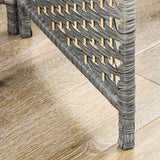 Room Divider, 6 Ft 6 Panel Folding Privacy Screen, Hand-Woven PP Wall Partition with Pine Wood Frame