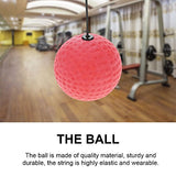 Alomejor Boxing Reflex Ball with Elastic Band for Punch MMA Speed Focus Training Adult Kids Exercise Practice Fitness Set(Red Headband) Alomejor