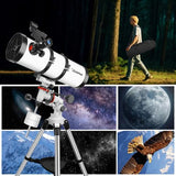 Dianfan 150EQ Professional Astronomy Telescope for Adults High Powered