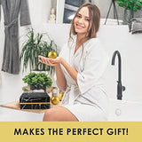 Birthday Gifts, 24K Gold Bath Bombs Set, Deluxe Marble Bath Bomb Gift Set, 9 Bath Bombs for Women & Men, Perfect for Bubble & Spa Bath, Natural Scents, Vanilla Coconut, Lavender, Jasmine & More