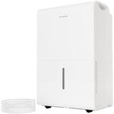 hOmeLabs Dehumidifier for Home, Office, Basements with Powerful Moisture Removal, Humidity Control, Auto Shut-off, Quiet Operation - 7,500 Sq Ft Wi-Fi with Pump (50 Pint MAX 120 Pint at 95°F, 90% RH)