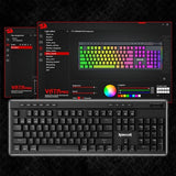 Redragon K580 PRO Wireless RGB Gaming Keyboard, 3-Modes 104 Keys Mechanical Keyboard w/Hot-Swap Socket