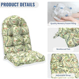 TWLEAR Indoor/Outdoor Adirondack Chair Cushions