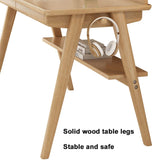 Modern Solid Wood Computer Desk - Simple Writing Desk for Students, Home Office, and Study - Versatile Furniture for Primary & Secondary School Use