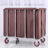 Laundry Basket On Wheels Commercial Rolling Laundry Sorter Cart with Wheels, Hotel Housekeeping Service