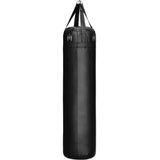 Meister 100lb Filled Heavy Bag for Boxing, MMA & Muay Thai - 60" Professional Kicking & Punching Bag - Black Meister