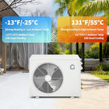 GarveeTech 12,000 BTU Mini Split Air Conditioner, 19 SEER2 115V Ductless Split-System Air Conditioner with Heat Pump, Cools Up to 750 Sq.Ft, Remote Control, Includes Installation Kit
