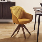 Art Leon Desk Chair No Wheels - Mid Century Modern Office Chair
