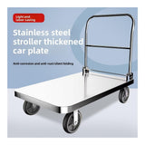 Hand Truck， Heavy Duty Foldable Push Cart Dolly for Warehouse, Luggage
