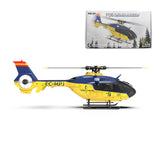 RC Helicopter Model, EC-135 1/36 2.4G 6CH Direct Drive RC 3D/6G Helicopter Model with 2507 Brushless Motor and 6-Axis Gyroscope (RTF Version)