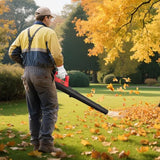 Leaf Blower for Milwaukee 18V Battery, 450CFM Electric Leaf Blower with 130MPH, Yard (Battery Not Included) (Red)