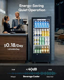 EUHOMY 6 Cu.Ft Commercial Refrigerators, Beverage Refrigerator with Lock