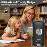 Electric Pencil Sharpener, Fully Automatic Pencil Sharpener for 7-8mm Pencils