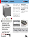 Dahle 40434 Paper Shredder, P-7 Super Micro Cut, NSA/CSS 02-01 For Top-Secret Documents