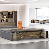 LSIGHTUS Luxury 94 Inch Large Executive Office Desk for CEO Boss