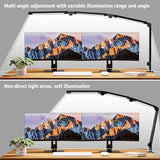 Bright LED Desk Lamp with Clamp,Eye Caring Architect Led Desk Lights with Adjustable Swing Arm for Office Home