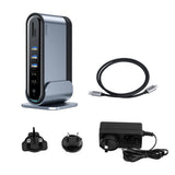KLJUHGTR Power Adapter Docking Station Laptop Multifunctional Converter Splitter Accessories
