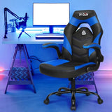 N-GEN Video Gaming Chair Ergonomic Computer Desk Office Chair with Lumbar Support Adjustable Height (Blue)