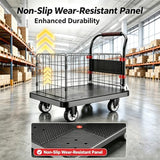 Push Cart Dolly Platform Truck Hand Truck Duty Flatbed