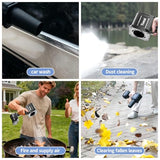 YIREAL Leaf Blower Cordless with Battery and Charger 2×4000mah,21v 180MPH Lightweight Electric Hand Held Leaf Blower for Lawn Care,Car Water Drying,Patio Cleaning Leaves and Dust