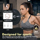 Wireless Earbuds, Sports Bluetooth Headphones, 80Hrs Playtime Ear Buds with LED Power Display