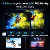 2026 Upgraded 12.2 inch Tablet, Android 16 Tablet with Keyboard