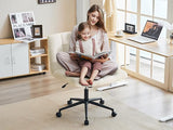 Furnimart Swivel Criss Cross Legged Chair with Wheels for Home Office