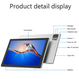 Tablet 10 Inch, Android 13 Tablets, Quad-Core 2.0GHz Processor, 64GB Storage and 1024GB Expand, 8GB RAM, 8MP Dual Camera ATOZEE