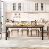 GAOMON 78.7 Inch Long Kitchen Table for 6-8, Dining Room Table for Kitchen Living Room, Large Rectangular Dinner Tables