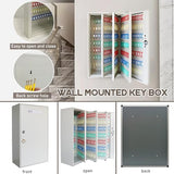 Large Capacity Hotel Key Storage Boxes,300/400/500/600 Security Key Cabinet,for Homes, Hotels