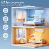 Albott 2 Zone Mini Split AC/Heating System, 12K+12K BTU 25 SEER2