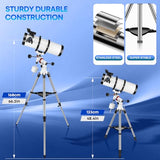 Dianfan 150EQ Professional Astronomy Telescope for Adults High Powered