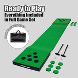 PuttPutt Clash Premium Golf Putting Game Set – Includes Carry Bag, Putting Mat, 2 Adjustable Putters, 2 Golf Balls, 2 Bases, 12 Hole Covers - Fun Backyard Party Game