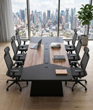 8FT Conference Table for 8-10 People, 94.5" Large Meeting Room Table