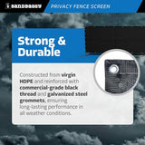 Sandbaggy Privacy Fence Screen - UV Resistant HDPE - Chain Link Fencesre Fence