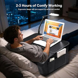 Lap Desk for Adults with Arm Rests,Ergonomic Laptop Pillow Stand for Bed
