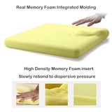 Sigmat Recliner Cushion for Elderly with Memory Foam 20x20x3 Inches Large Square Seat Cushion