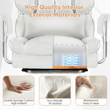 Sweetcrispy Executive Home Office Desk Chair - Ergonomic Big Tall High Back