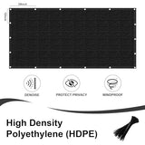 Fence Privacy Screen Outdoor Mesh Fencing Covers Screen Fence Wind Block with Grommets for Patio Garden