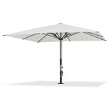 PURPLE LEAF Umbrella 13' x 13' Commercial Semi Auto Lift, White