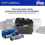 Brother DCP-L2640DW Wireless Compact Monochrome Multi-Function Laser Printer with Copy and Scan