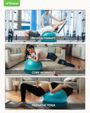 Trideer Yoga Ball Chair with Base - Stability & Fitness Ball Seat for Home Office, Pregnancy & Workout Trideer