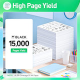 Toner Cartridge Black High Yield with Chip 15,000 Page-Yield Replacement for Lexmark