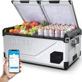 BODEGACOOLER 12 Volt Car Refrigerator, 79 Quart(75L) Portable Freezer Car Fridge Dual Zone With APP Control